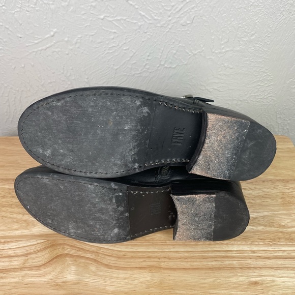 FRYE Vicky Buckle Boots Leather - Picture 13 of 13